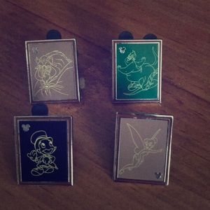 Disney Pin Set - Chalkboard Sketch